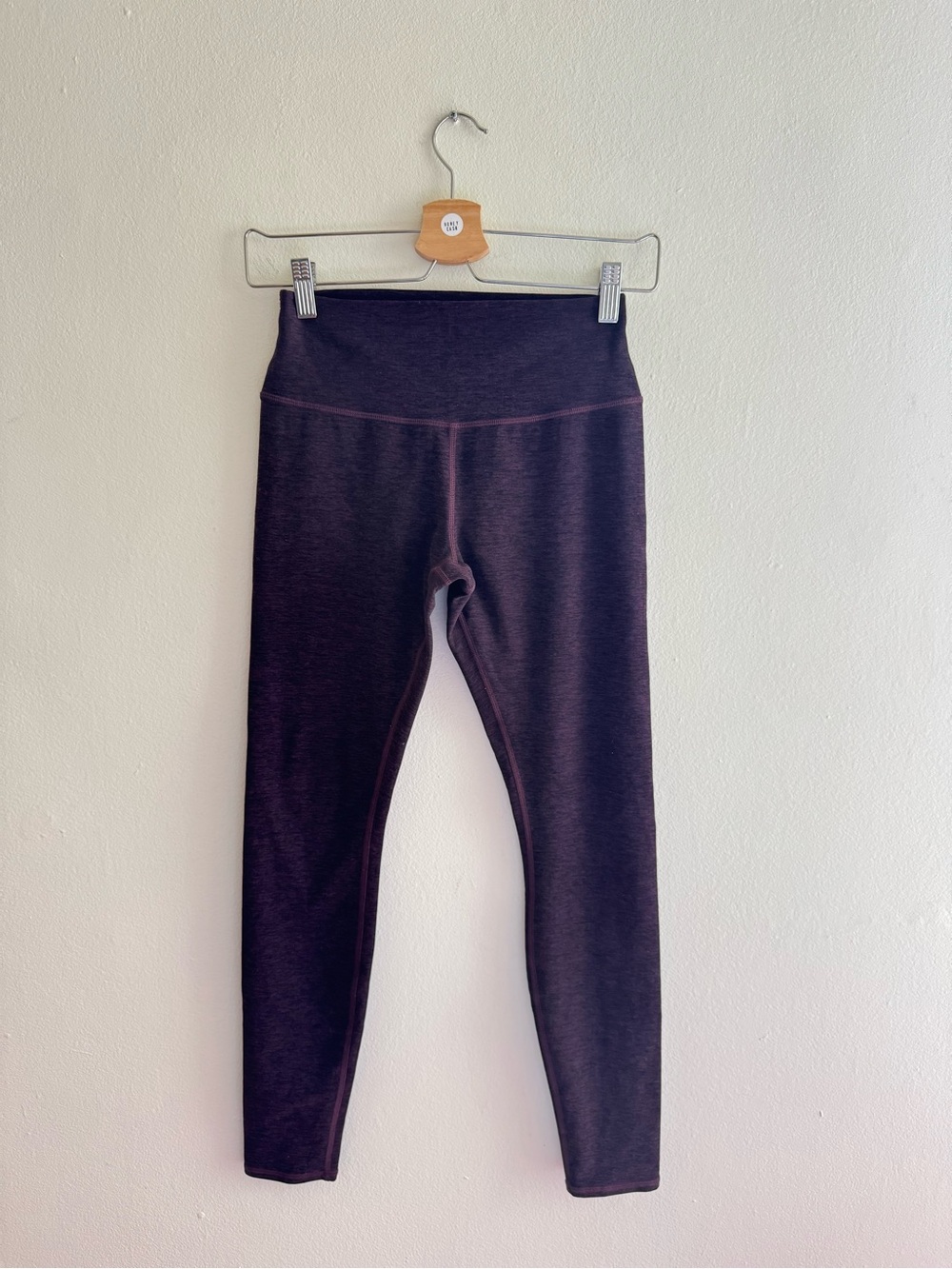 Alo Yoga softsculp leggings maroon heathered black small full length
